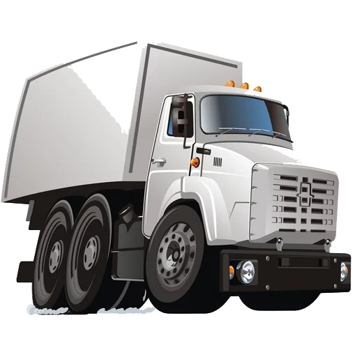auto, truck, automobile, freight car, cargo zil vector