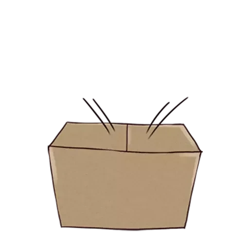 caixa, embalagem da caixa, embalagem da caixa, a caixa está aberta, caixa de papelão