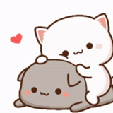 kitty chibi kawaii, cute drawings of chibi, cute kawaii drawings, kawaii cats a couple, kawaii cats a couple of tg