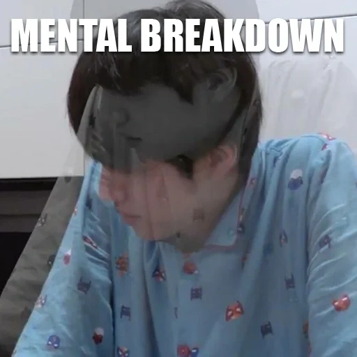 meme bts, zheng zhongguo, mental breakdown bts