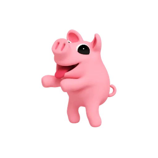 cerdo, cerdo rosa, patrick batman, cerdo de baile, cerdo rosa