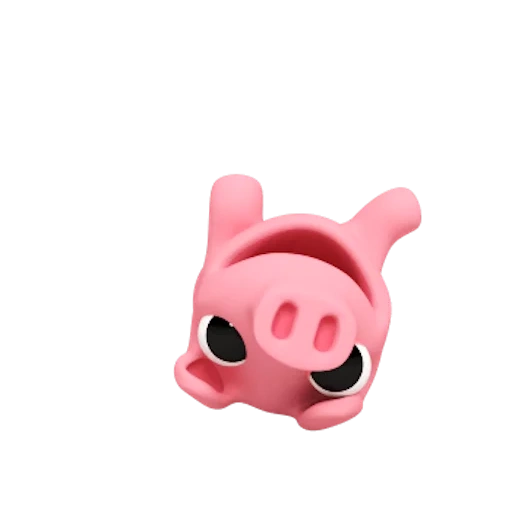 cochon, flexion, rosa le cochon, cochon de cochon