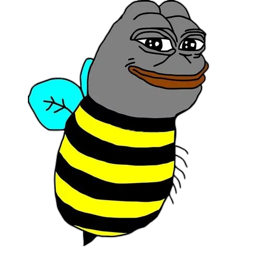 meme bee, pepe bee, pepe bee, pepe bee, lebah yang terkena dampak