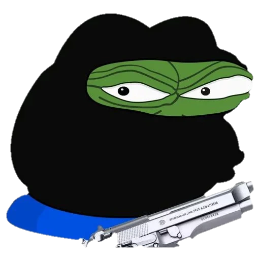 pepe, pepe gun meme, 4 chan archive, pepe ks, the frog pepe is a terrorist