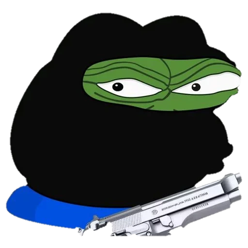 pepe, мем pepe gun, 4 chan archive, жабка пепе кс го, лягушонок пепе террорист