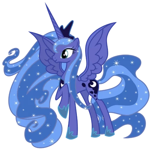 lua pesadelo, princesa moon, princesa luna pony, princesa alicorn luna, a amizade de pônei é uma lua milagrosa