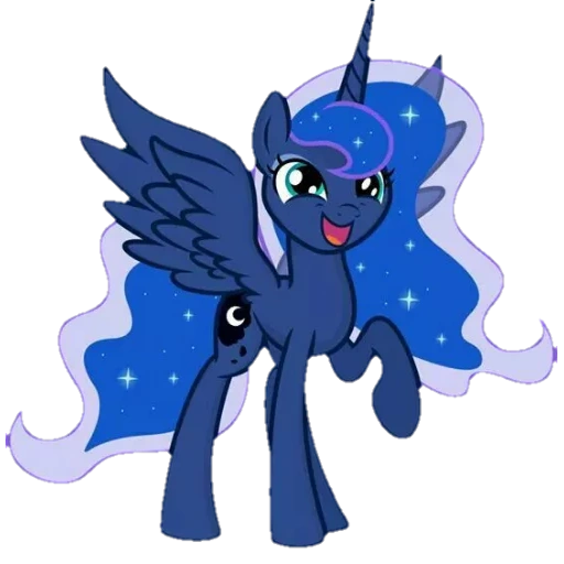 mlp moon, princess moon, little moon pony, princess luna pony, midnight princess luna