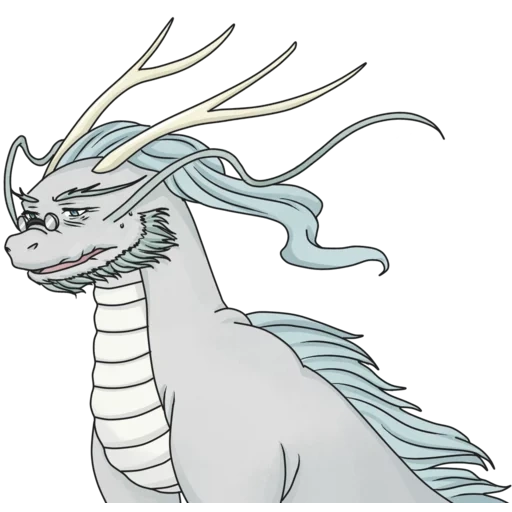 anime, awsw anna, dragon blanc haku, dragons mythiques avec un crayon, dragon saga srisovka dragons