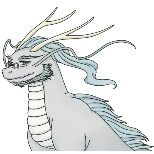 anime, awsw anna, weißer drache khaki, der mythische drache bleistift, die legende des drachen
