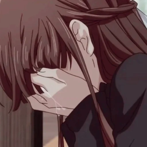 anime girl, anime girl, anime triste, anime girl triste, personaggio anime triste