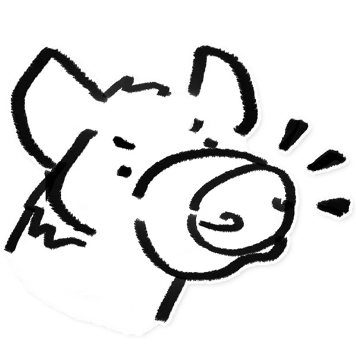mumps, pig, pig face, piggy bank pig, happy pig