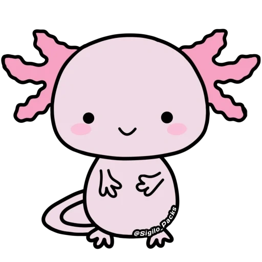 axolotl art, axolotle é fofa, axolotl kawaii, desenho axolotl, axolotl axolotl