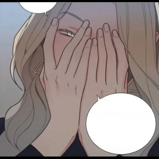 manhua, manhwa yuri, la ragazza di manhua, materiale cinese di man, ju yeon manhua ragazza bionda