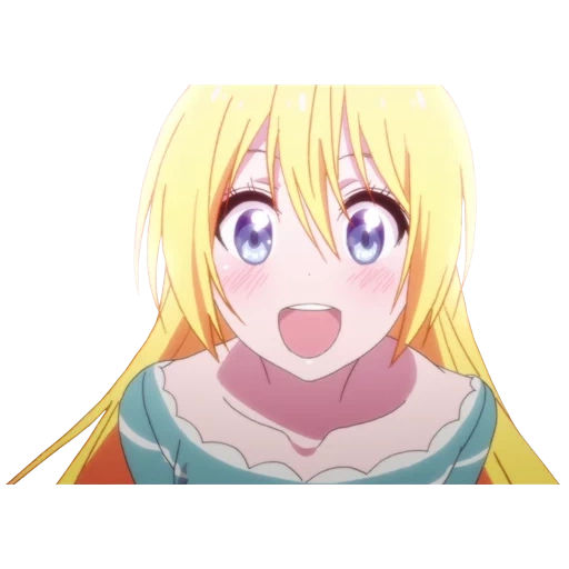 chitoge, animation vp, anime girl, cartoon characters, chitoge kirisaki