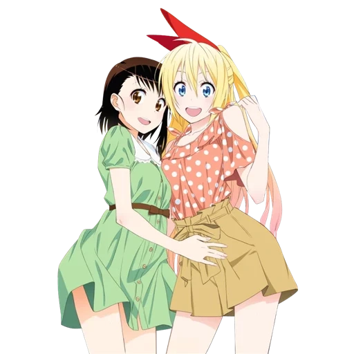 nisekoi, nisekoi yuri, anime nisekoi, khan kirisaki, cinta anime yang lucu