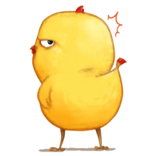 anak ayam, lucu sekali, anak ayam, lengan ayam kentang anime