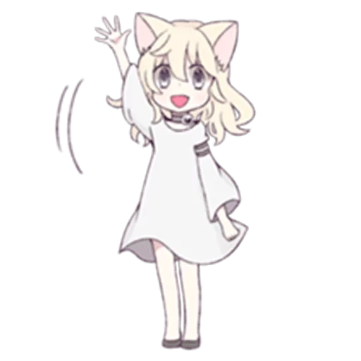 неко, неко чан, mari koneko, anime cat girl, аниме неко чан