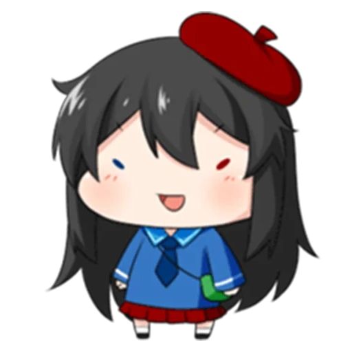 chibi, animação chibiki, personagem de anime, bellezza felutia, animação memmchi icons