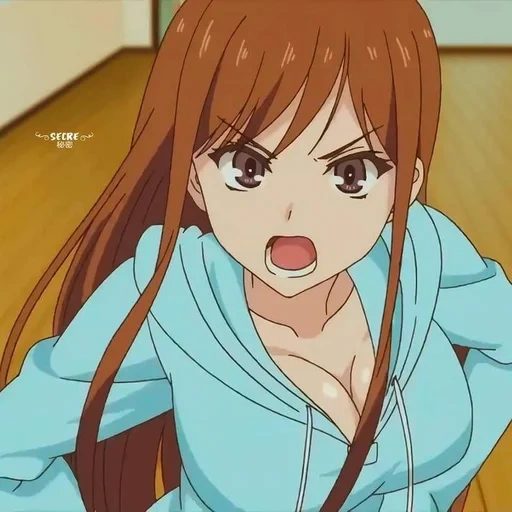 anime desbordamiento, ayane shirakawa, cazuko siracava, episodio de anime de desbordamiento 6, anime de desbordamiento 18 anime