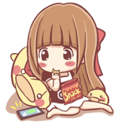 figure, red cliff animation, hello red cliff, kawai sticker