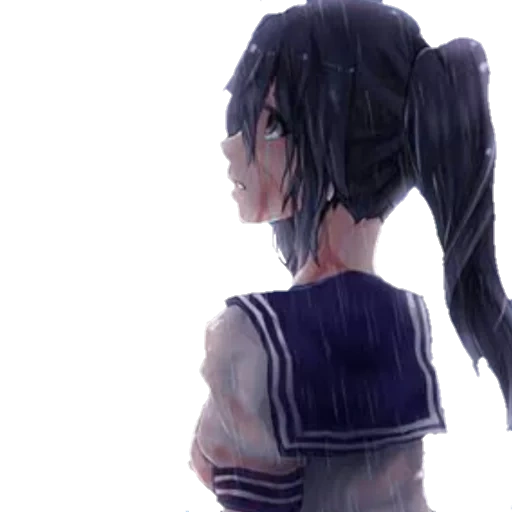 figura, chica de animación, historia de amor de animación aya, yandere simulator, papel de animación de niña