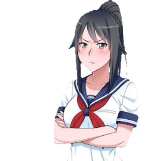 ayano aisha, yanderee sile, yandere chan, yandere simulator, gegner yandere chan