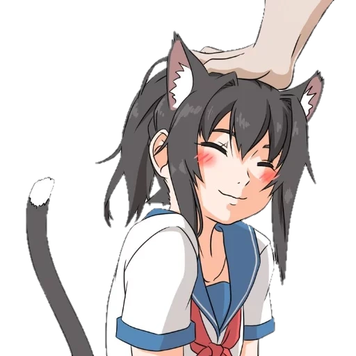 yanderee sile, yandere chan, anime some, ayano ashi is some, yongeres simulator cat yuki