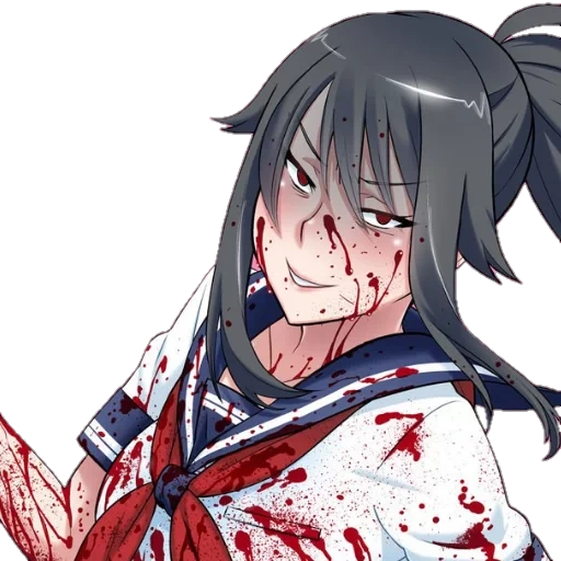 yanderee sile, anime yongeer, messer yongdera blut, die charaktere von yandere, yanderee tian novella