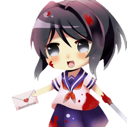 yandere, yand leiden, chan yandre, yandeer chang chibi, yandere simulator