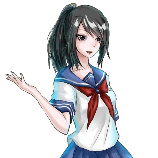 figura, história do amor selvagem, yandley chen, yandere chan ayano, simulador de yandley