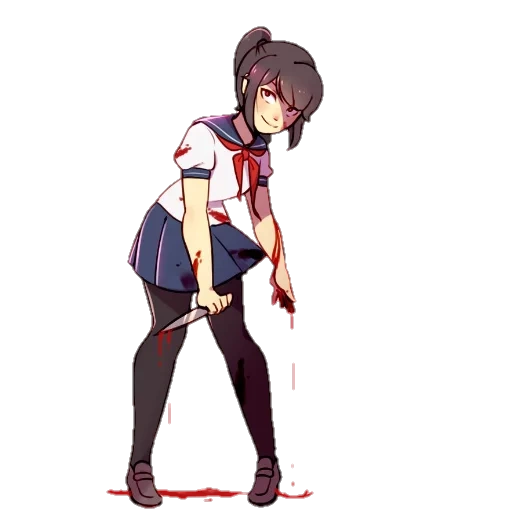 picture, ayano aisha, yanderee sile, yandere chan, yanderma chan ayano