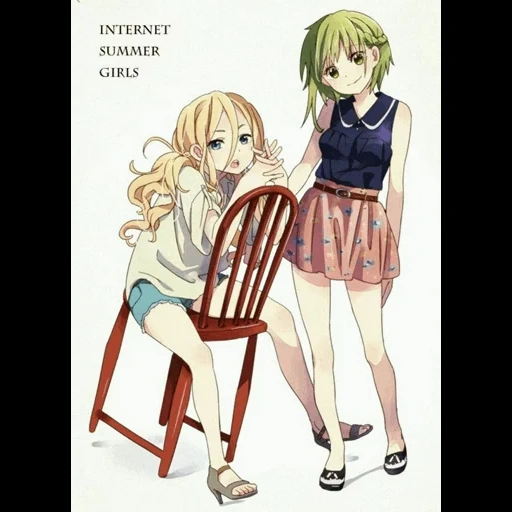 image, lily gumi, filles anime, anime d'agrumes yuri, vocaloïdes miku lily