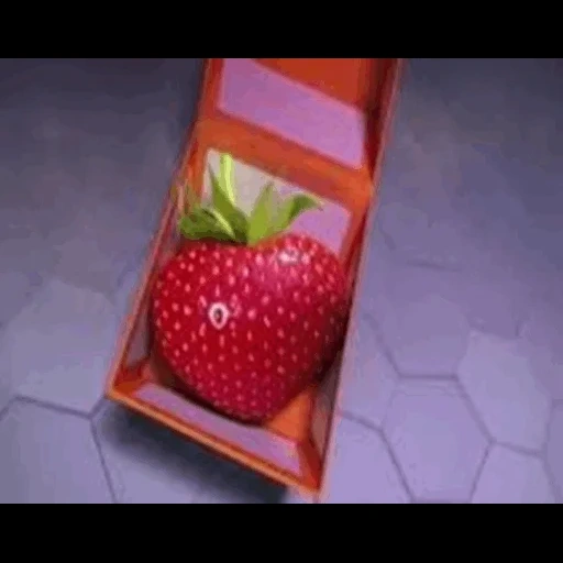 a toy, strawberry, juicy strawberries, ripe strawberries, strawberry repair