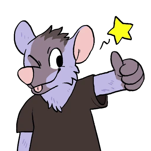 anime, rato, personagem, mouse de desenho animado, personagem fictício