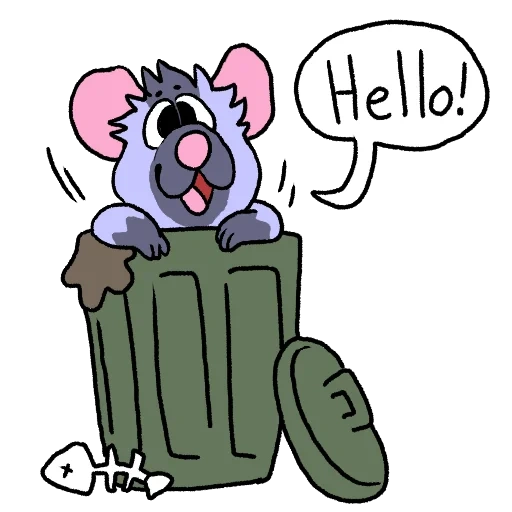 trash, lucu sekali, hello hobby, apel hamster, tikus kecil