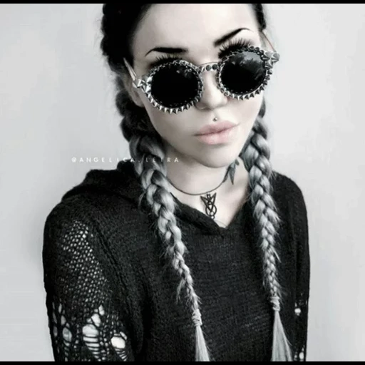 young woman, girls, hair style, gothic fashion, gothic girls