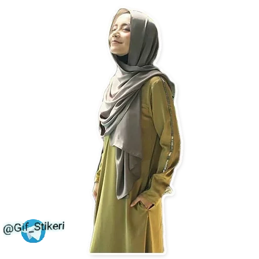 mujer joven, cabo khijab, moda islámica, moda musulmana, ropa musulmana