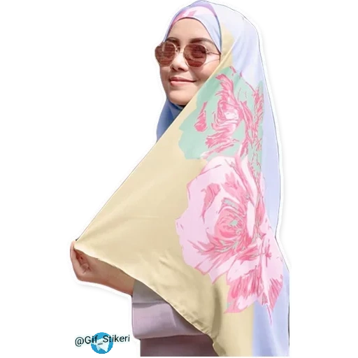 hijab, jilbab, muslim, kerudung, esher pink