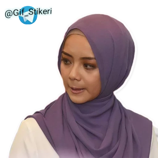 das kopftuch, the girl, kopftuch aus satin, das weibliche kopftuch, hijab aus lavendel