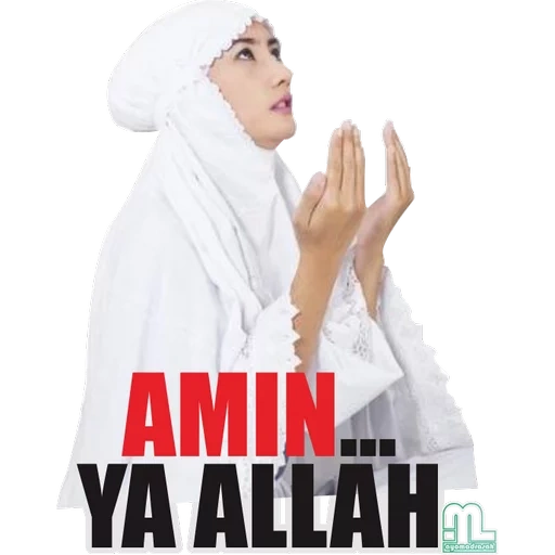 wanita muda, wanita, manusia, muslim molba, muslim berdoa dengan putih
