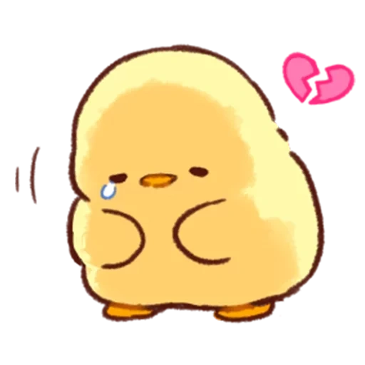 emote, padrão bonito, padrão bonito anime, tristeza suave, soft e cute chick emoji
