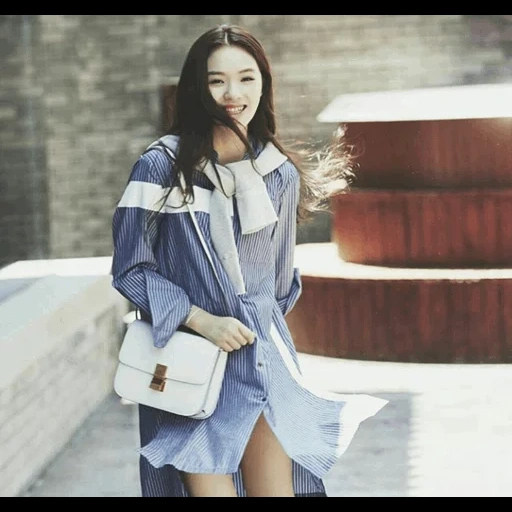 asiático, yang mi, moda coreana, atriz chinesa, jennie airport baby little chaeyoung