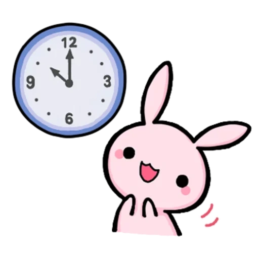 férula, imagen de kavai, conejo rosa, boceto conejo, bailando conejos