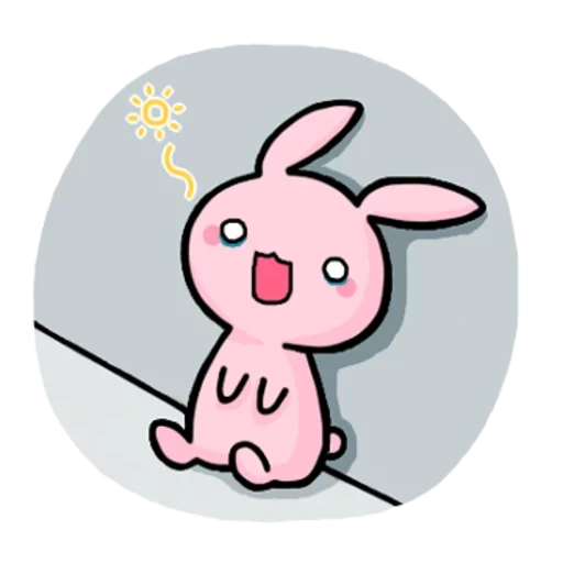 bunny, immagini di kavai, cartoon rabbit, simpatica figura di chibi, pattern divertente di coniglietto