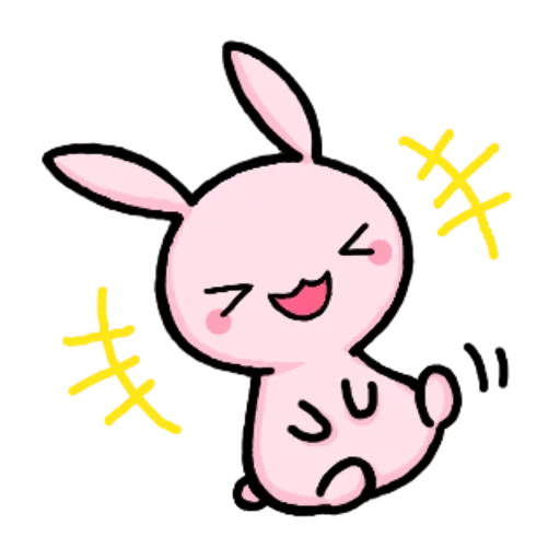 kawaii, coelho, rabbit dançando, desenhos kawaii, desenhos fofos de chibi