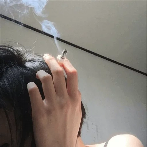 sokhra, estetika, kehilangan minat estetika, gadis dengan rokok tanpa wajah