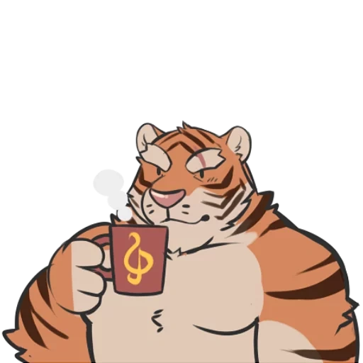 tiger, a chubby tiger, tiger boy, tiger dancing, tiger vector