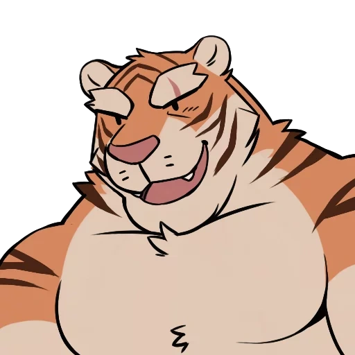 tigre, tigresa furri, personaje de tigre, un tigre suave