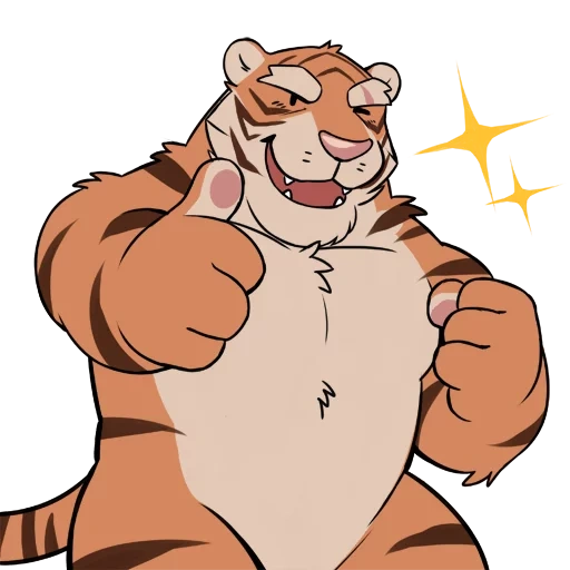 anime, artstation, tiger sherkhan, fry tiger, the tiger boy