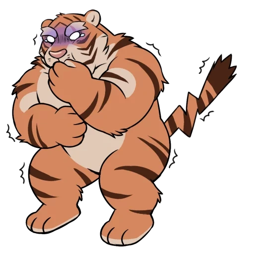 der tiger, anime, das tigermuster, the tiger boy, the tiger word